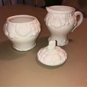 1999 Starbucks Sugar and Creamer Dishes
